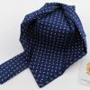 Seven fold silk tie