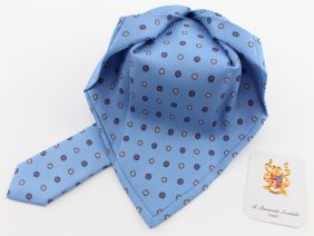 cravatta sette pieghe in seta