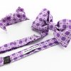 Silk bow tie with pocket handkerchief