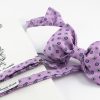 Silk bow tie with pocket handkerchief