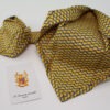 cravatta sette pieghe in seta twill