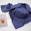 cravatta sette pieghe in seta twill