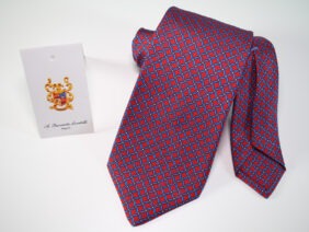 cravatta tre pieghe in seta twill