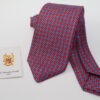 cravatta tre pieghe in seta twill