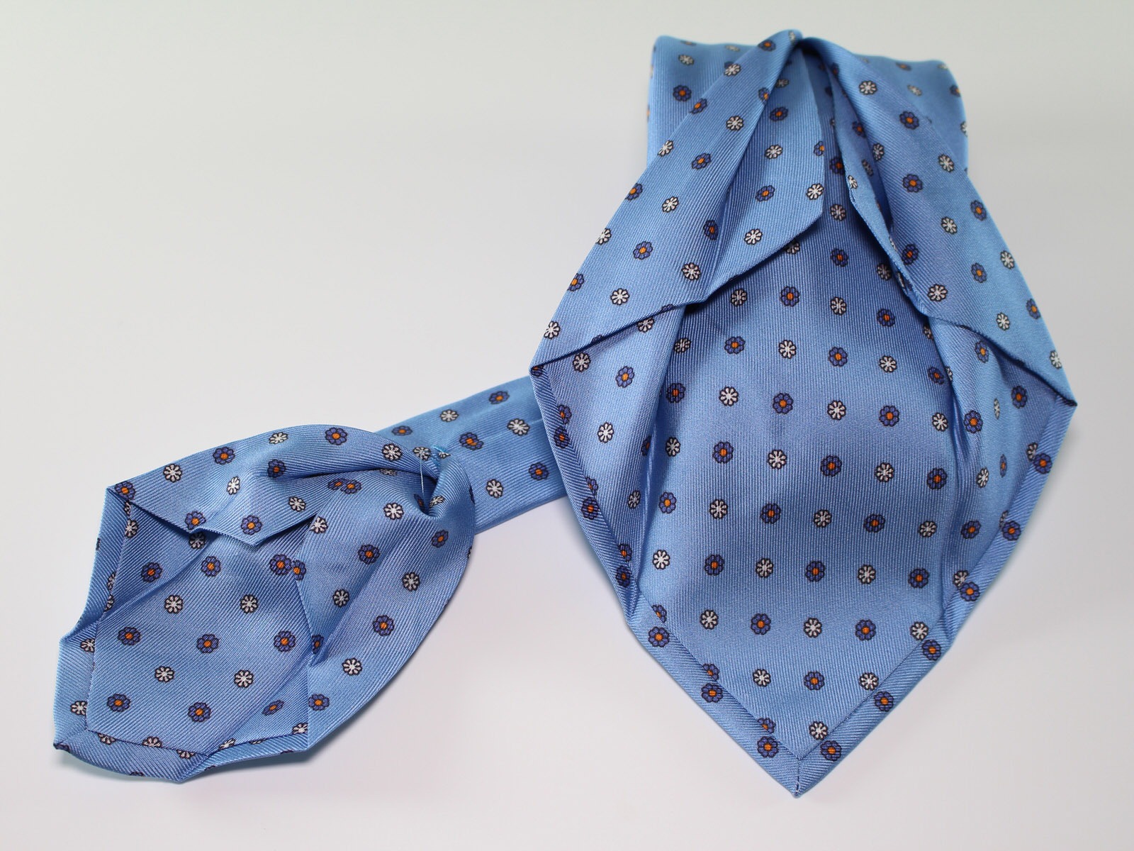 Seven fold silk tie - A. Quaranta Locatelli - Naples