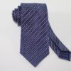 Silk Unlined Tie - blue