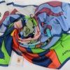 Silk scarf 140x140 Marzo Pazzerello by Antoh Mansueto