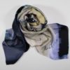 Silk scarf Convergence by Midori Mccabe