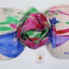 Silk scarf Pink by Midori Mccabe