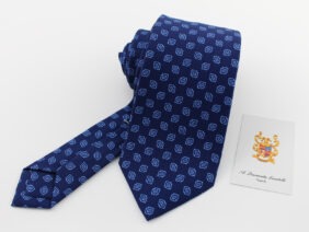 cravatta tre pieghe sartoriale in seta twill