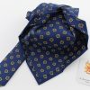 Seven fold silk tie