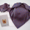 cravatta sette pieghe in seta twill