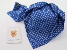 cravatta sette pieghe in seta- twill