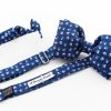 Silk bow tie with pocket handkerchief