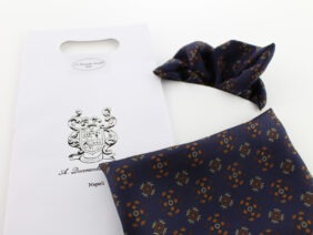 Pochette da taschino in seta