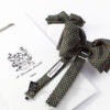 Silk bow tie with pocket handkerchief