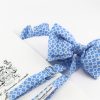 Silk bow tie with pocket handkerchief 
