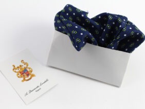 Pochette da taschino in seta