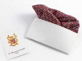 Pochette da taschino in seta